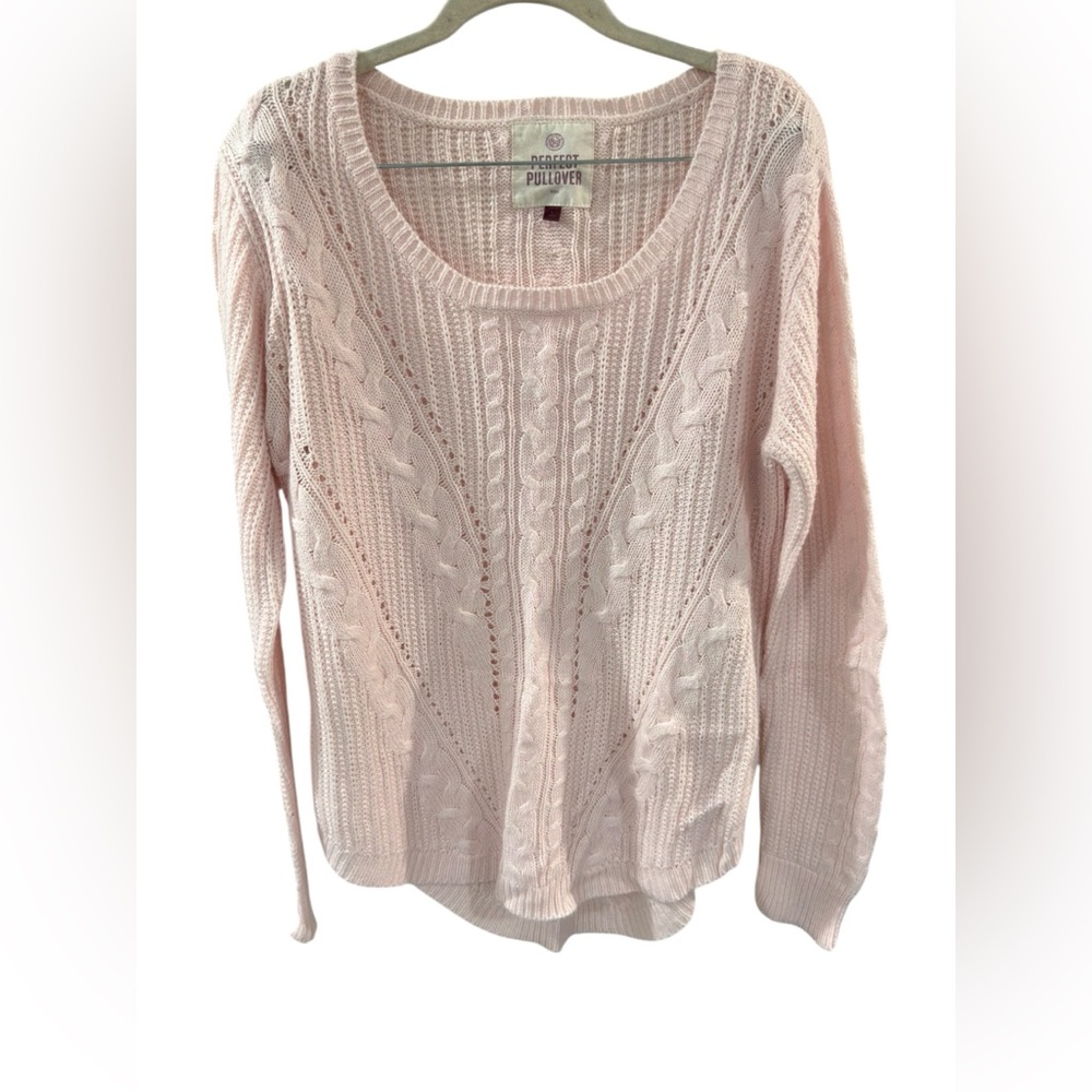 SO Women's Light Pink‎ Perfect Pullover Knit Sweater